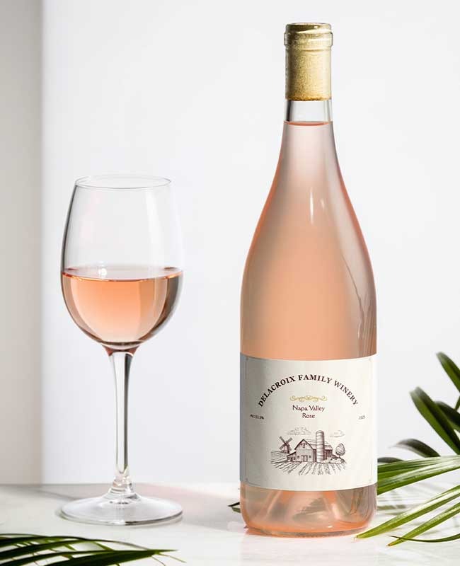 Delacroix Family Winery Napa Valley Rosé